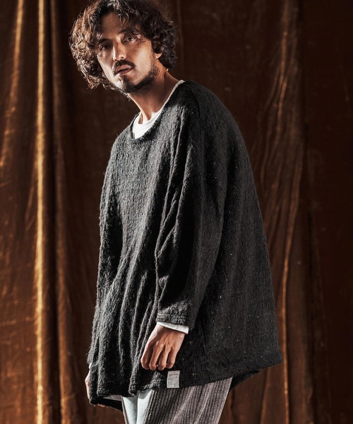 mlt5351-Real Layered Oversized Long Sleeve T-Shirt ロングスリーブT 