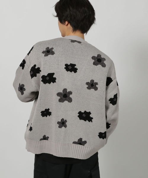 セール】モール花柄ニットカーデ / 587083（カーディガン/ボレロ