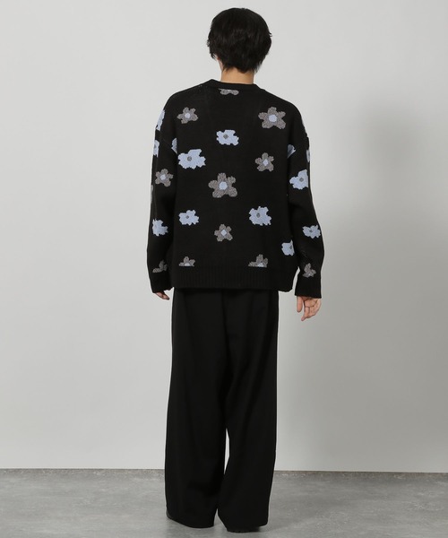 LAKOLE（ラコレ）の「モール花柄ニットカーデ / 587083（カーディガン/ボレロ・メンズ・ブラウン/ブラック/ライトグレー・MEDIUM/LARGE）」の13枚目の写真