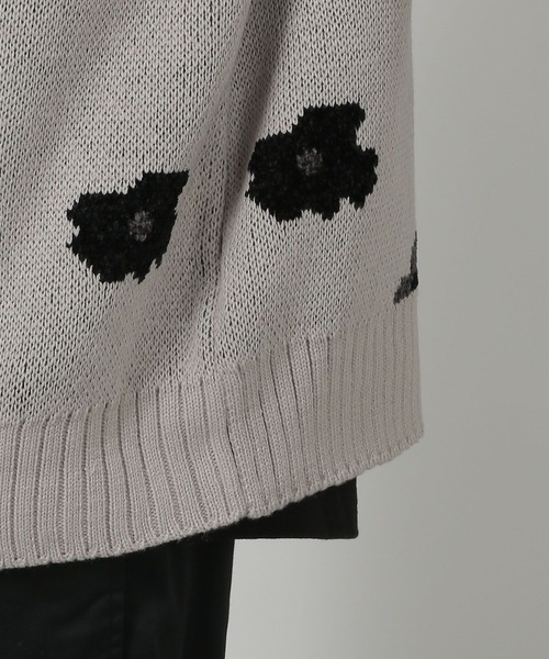 LAKOLE（ラコレ）の「モール花柄ニットカーデ / 587083（カーディガン/ボレロ・メンズ・ブラウン/ブラック/ライトグレー・MEDIUM/LARGE）」の21枚目の写真