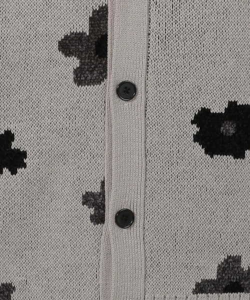 LAKOLE（ラコレ）の「モール花柄ニットカーデ / 587083（カーディガン/ボレロ・メンズ・ブラウン/ブラック/ライトグレー・MEDIUM/LARGE）」の17枚目の写真