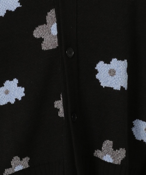 LAKOLE（ラコレ）の「モール花柄ニットカーデ / 587083（カーディガン/ボレロ・メンズ・ブラウン/ブラック/ライトグレー・MEDIUM/LARGE）」の16枚目の写真