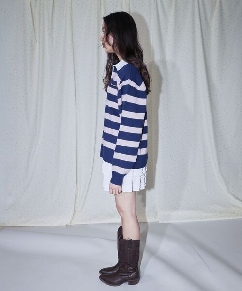 セール】【SEQUENZ（シークエンズ）】sqnz border knit / ボーダー