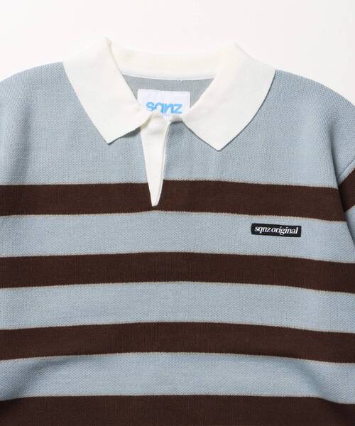 セール】【SEQUENZ（シークエンズ）】sqnz border knit / ボーダー