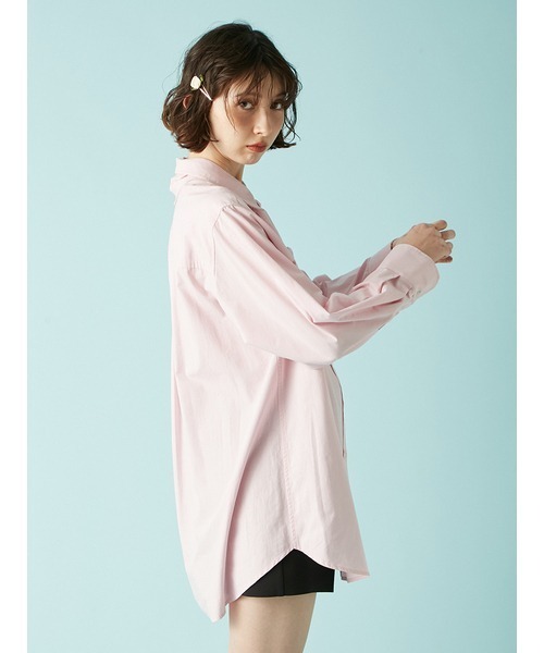 Lily Bear（リリーベア）スカーフ付きオーバーシャツ Lily Bear