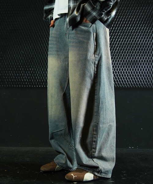 Beno（ビーノ）の「カーブデニムパンツ（デニムパンツ・メンズ・ブルー・MEDIUM/LARGE/X-LARGE）」の2枚目の写真