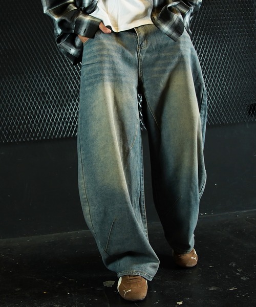 Beno（ビーノ）の「カーブデニムパンツ（デニムパンツ・メンズ・ブルー・MEDIUM/LARGE/X-LARGE）」の3枚目の写真