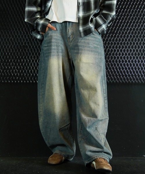 Beno（ビーノ）の「カーブデニムパンツ（デニムパンツ・メンズ・ブルー・MEDIUM/LARGE/X-LARGE）」の4枚目の写真