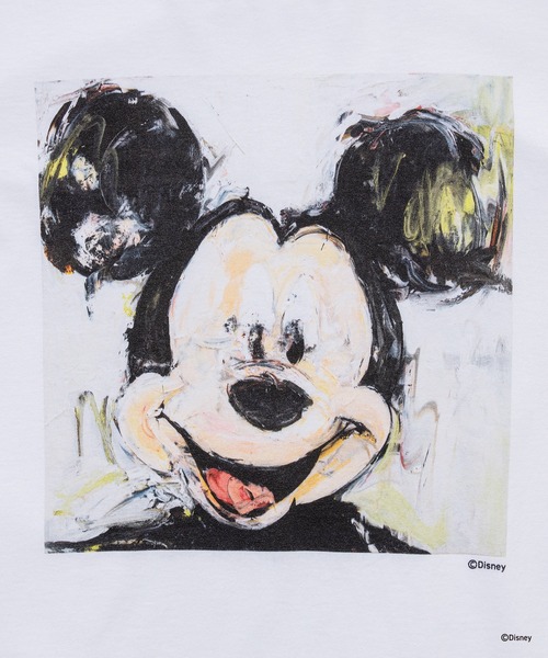 Disney(ディズニー)の「MICKEY MOUSE / T-SHIRT(Tシャツ/カットソー・メンズ・ホワイト/ブラック・MEDIUM/LARGE/X-LARGE/XX-LARGE)」の4枚目の写真
