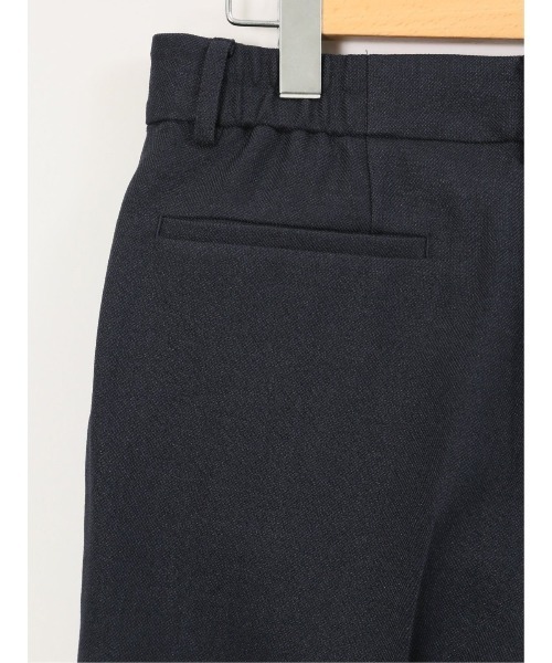 m.f.editorial(エムエフエディトリアル)の「【ストレッチ ウォッシャブル】m.f.エディトリアル レディース シャーク タック テーパード パンツ 紺 (セットアップ可能)(スーツパンツ・レディース・ネイビー・S/MEDIUM/LARGE/X-LARGE)」の9枚目の写真