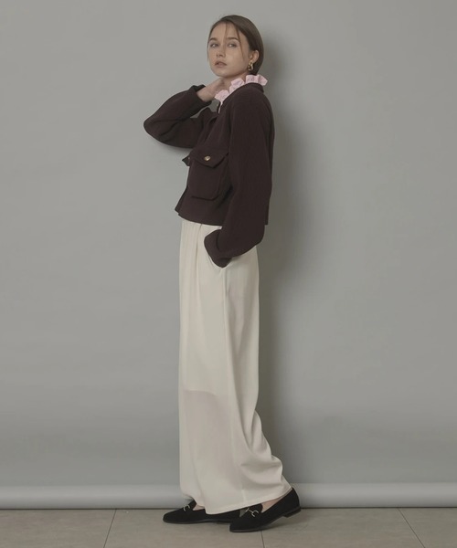CADUNE（カデュネ）の「シャツ付き金釦カーデ（ニット/セーター）」 - WEAR