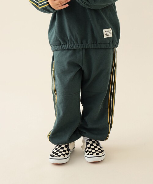 BEAMS mini(ビームスミニ)の「ライン スウェット パンツ 2025FW(90~140cm)(その他パンツ・キッズ・ダークグリーン/ネイビー・90/100/110/120/130/140)」の3枚目の写真