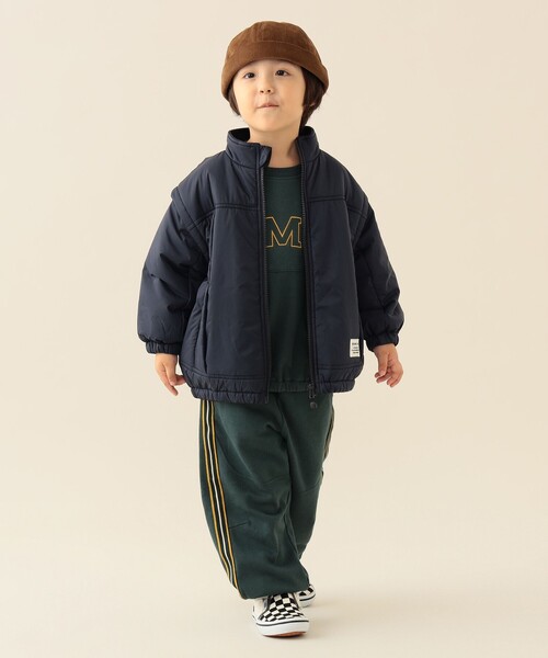BEAMS mini(ビームスミニ)の「ライン スウェット パンツ 2025FW(90~140cm)(その他パンツ・キッズ・ダークグリーン/ネイビー・90/100/110/120/130/140)」の6枚目の写真