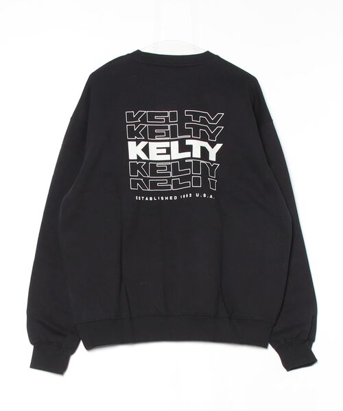KELTY（ケルティ）の「バックタイポロゴクルーネックスウェット（スウェット・レディース・ネイビー/ベージュ/杢グレー/ホワイト/ブラック・MEDIUM/L/XL/S）」の9枚目の写真