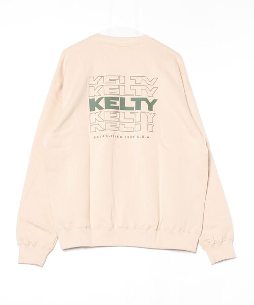 KELTY（ケルティ）の「バックタイポロゴクルーネックスウェット（スウェット・レディース・ネイビー/ベージュ/杢グレー/ホワイト/ブラック・MEDIUM/L/XL/S）」の8枚目の写真