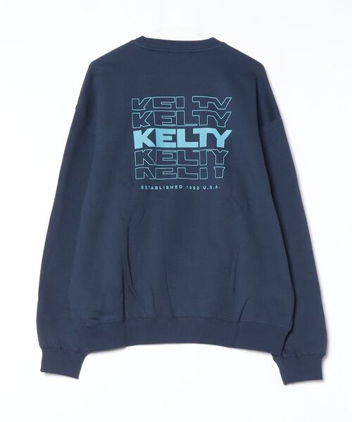 KELTY（ケルティ）の「バックタイポロゴクルーネックスウェット（スウェット・レディース・ネイビー/ベージュ/杢グレー/ホワイト/ブラック・MEDIUM/L/XL/S）」の7枚目の写真