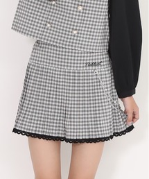 PINKHUNT（ピンクハント）の「PINKHUNT ピンクハント チェーン付き プリーツスカート 0887K（トップス別売）（スカート・キッズ）」