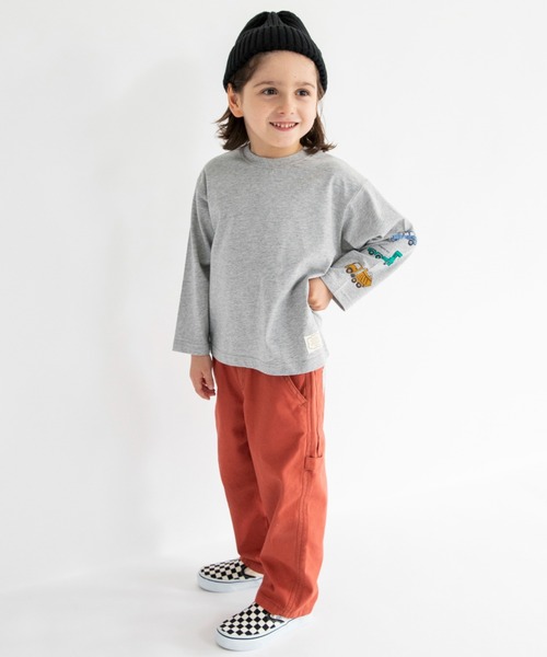 BRANSHES(ブランシェス)の「【静電気防止】アクリルニット帽(ニットキャップ/ビーニー・キッズ・アイボリー/ブラック/杢グレー/マスタード/ネイビー・S/L/M)」の17枚目の写真