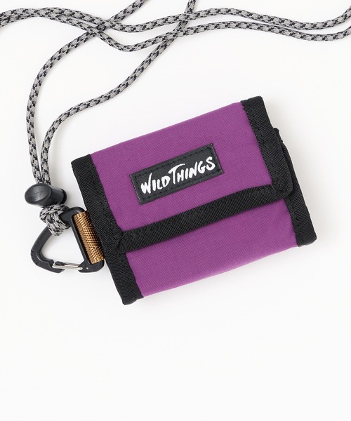 WILD THINGS（ワイルドシングス）の「【WILD THINGS】ネックウォレット　WT-380-3807（財布・メンズ・ブラック/グレー/ベージュ/パープル・FREE）」の4枚目の写真
