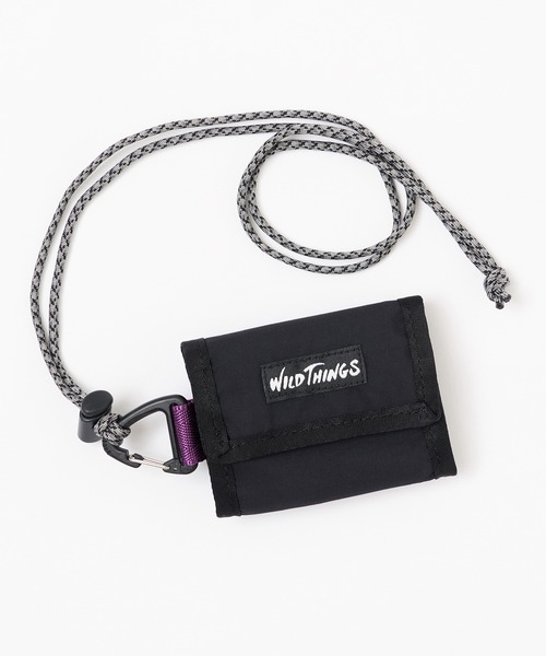 WILD THINGS（ワイルドシングス）の「【WILD THINGS】ネックウォレット　WT-380-3807（財布・メンズ・ブラック/グレー/ベージュ/パープル・FREE）」の2枚目の写真