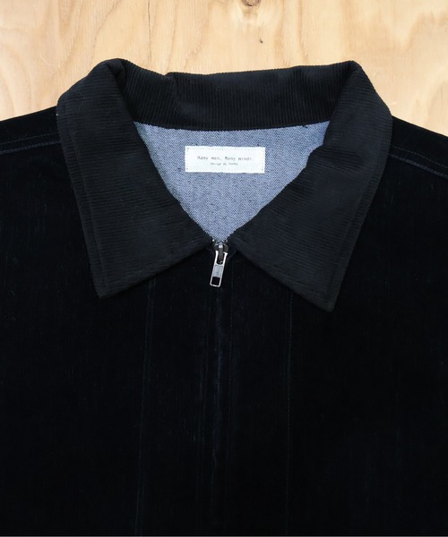 many men many mind(メニーメンメニーマインド)の「MANYMENMANYMINDS / フロッキー加工デニム/PUコーティング加工デニム/ZIPJKT(ミリタリージャケット・メンズ・ブラック系その他/ブラウン/ブラック・LARGE/MEDIUM)」の12枚目の写真