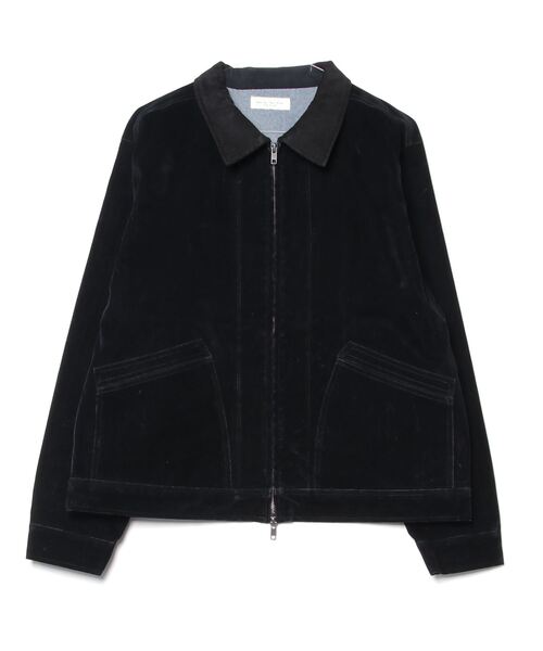 many men many mind(メニーメンメニーマインド)の「MANYMENMANYMINDS / フロッキー加工デニム/PUコーティング加工デニム/ZIPJKT(ミリタリージャケット・メンズ・ブラック系その他/ブラウン/ブラック・LARGE/MEDIUM)」の20枚目の写真