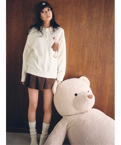 ■新品【SNIDEL 】Bearニットプルオーバー セール】Bearニットプルオーバー（ルームウェア/パジャマ）｜SNIDEL