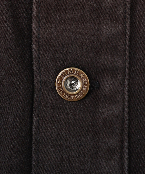 DIME（ダイム）の「DIME / ダイム DIPPED CHORE JACKET（その他アウター・メンズ・ブラウン・MEDIUM/LARGE）」の5枚目の写真