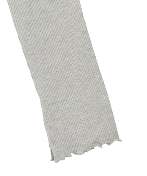 earth music&ecology（アースミュージックアンドエコロジー）の「ラメテレコボートネックプルオーバー（Tシャツ/カットソー・レディース・ベージュ/アイボリー/ブラック/グレー・M/S）」の14枚目の写真