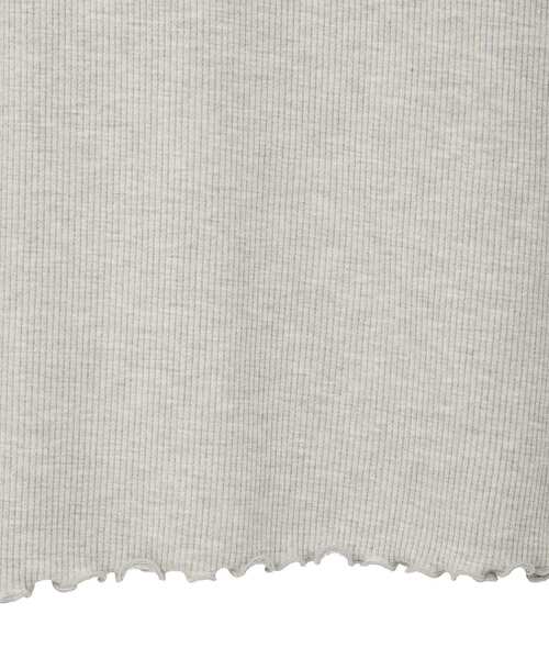 earth music&ecology（アースミュージックアンドエコロジー）の「ラメテレコボートネックプルオーバー（Tシャツ/カットソー・レディース・ベージュ/アイボリー/ブラック/グレー・M/S）」の16枚目の写真