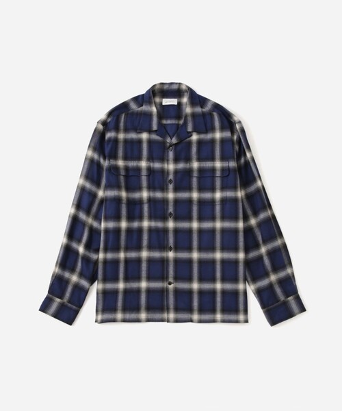 Saturdays NYC（サタデーズ ニューヨークシティ ）の「Marco Ombre Check  LS Shirt（シャツ/ブラウス・メンズ・ブルー/オリーブ・L/XL/S/M）」の13枚目の写真