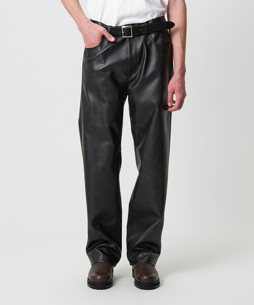 monkey timeレザーショートパンツ NULABEL × monkey time コラボアイテムが発売。ショートパンツ