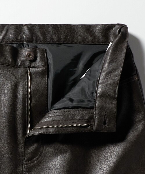 MONKEY TIME（モンキータイム）の「レザーライク 5P パンツ（その他パンツ・メンズ・ブラック/ダークブラウン・S/M/L）」の21枚目の写真