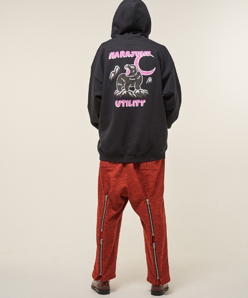 EFFECTEN(エフェクテン)の「mpa3946- Suka pullover hoodie フーディー(ef404-24)(パーカー・メンズ・キャメル/ブラック・XL/L/M)」の6枚目の写真