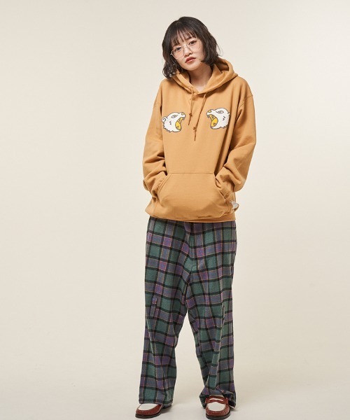 EFFECTEN(エフェクテン)の「mpa3946- Suka pullover hoodie フーディー(ef404-24)(パーカー・メンズ・キャメル/ブラック・XL/L/M)」の10枚目の写真