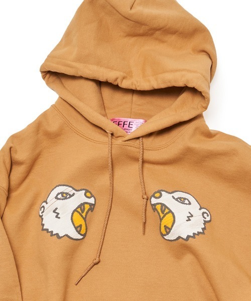 EFFECTEN(エフェクテン)の「mpa3946- Suka pullover hoodie フーディー(ef404-24)(パーカー・メンズ・キャメル/ブラック・XL/L/M)」の16枚目の写真