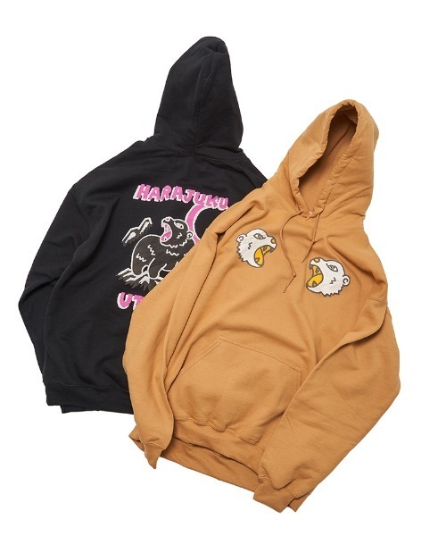 EFFECTEN(エフェクテン)の「mpa3946- Suka pullover hoodie フーディー(ef404-24)(パーカー・メンズ・キャメル/ブラック・XL/L/M)」の18枚目の写真