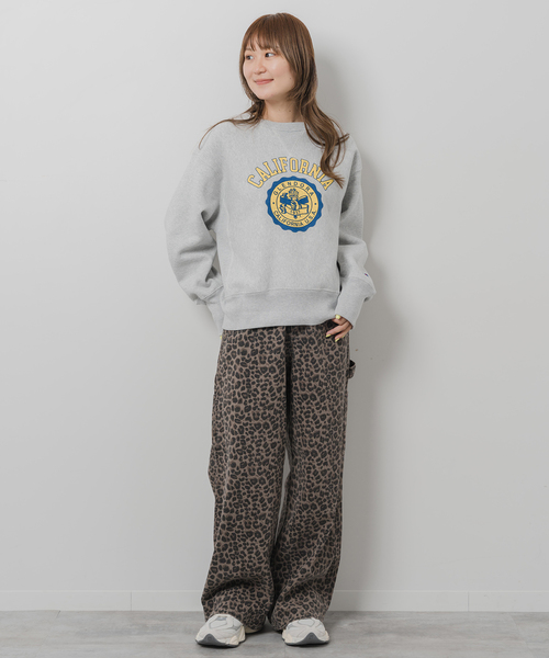 Champion(チャンピオン)の「Champion /チャンピオン REVERSE WEAVE CREW NECK SWEATSH(スウェット・レディース・グレー/ネイビー・LARGE/MEDIUM)」の4枚目の写真