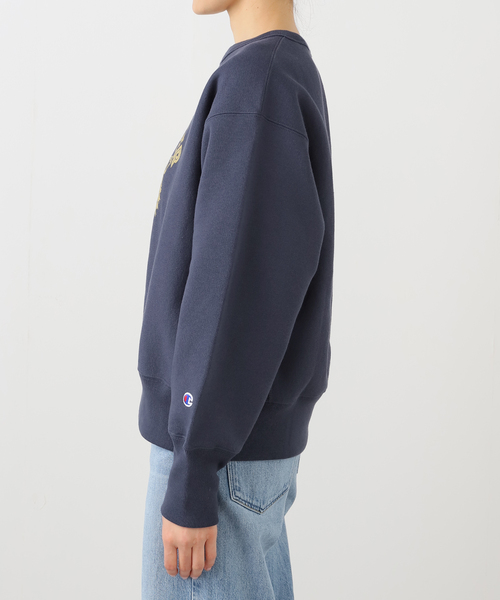 Champion(チャンピオン)の「Champion /チャンピオン REVERSE WEAVE CREW NECK SWEATSH(スウェット・レディース・グレー/ネイビー・LARGE/MEDIUM)」の15枚目の写真