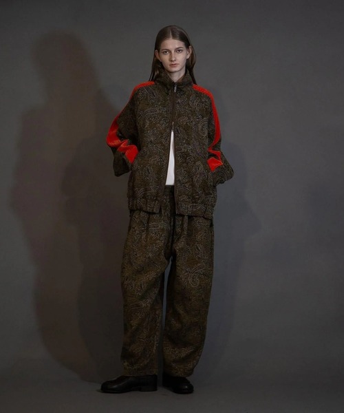 my beautiful landlet(マイビューティフルランドレット)の「【my beautiful landlet】 JACQUARD TRACK JACKET(ブルゾン・メンズ・ブラック/ベージュ/ネイビー・0/1)」の5枚目の写真