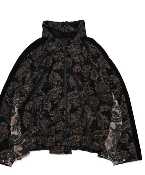 my beautiful landlet(マイビューティフルランドレット)の「【my beautiful landlet】 JACQUARD TRACK JACKET(ブルゾン・メンズ・ブラック/ベージュ/ネイビー・0/1)」の7枚目の写真