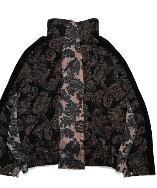 my beautiful landlet(マイビューティフルランドレット)の「【my beautiful landlet】 JACQUARD TRACK JACKET(ブルゾン・メンズ・ブラック/ベージュ/ネイビー・0/1)」の8枚目の写真