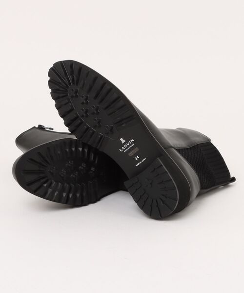 LANVIN collection(ランバン コレクション)の「バックゴアショートブーツ(ブーツ・レディース・ブラック・23.0cm/22.5cm/24.5cm/24.0cm/23.5cm)」の3枚目の写真