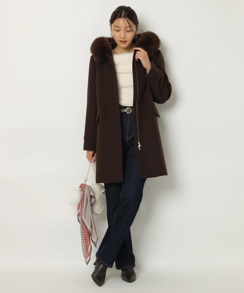 ファーリーオフショルニット（ニット/セーター）｜JUSGLITTY（ジャス