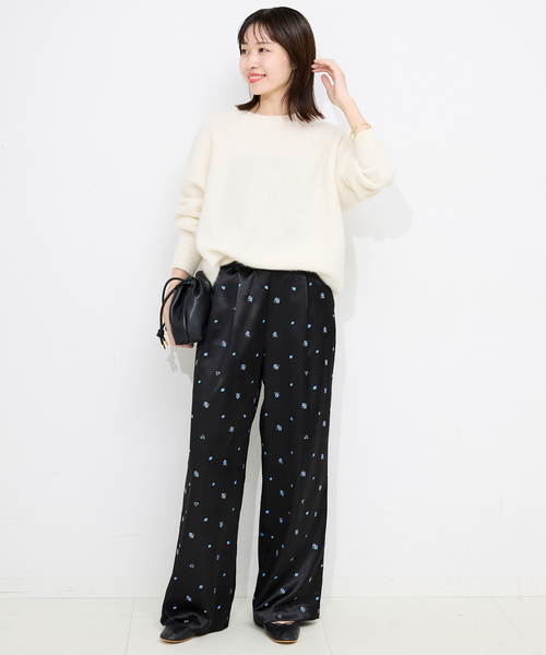 ななみ様ご購入されます スローブイエナマルゴー flower イージーパンツ38 ななみ様ご購入されます スローブイエナマルゴー flower イージーパンツ38