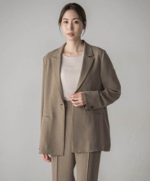 メランジツイルジャケット≪手洗い可能≫