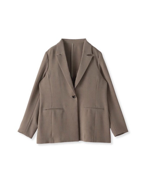 セール】メランジツイルジャケット≪手洗い可能≫(テーラード セール】メランジツイルジャケット≪手洗い可能≫(テーラード