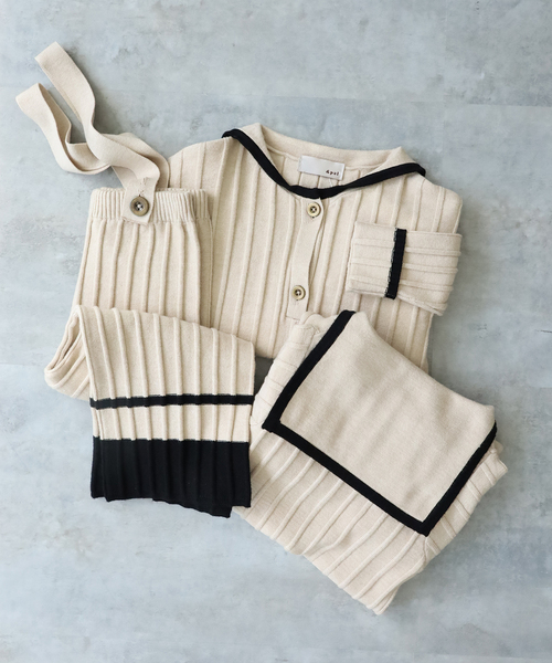 IENA ENFANT（イエナアンファン）の「【＆PAL/アンドパル】別注セーラートップス baby-kids(80cm-120cm)（Tシャツ/カットソー・キッズ・ベージュ/グレー・80/100/110/120）」の6枚目の写真