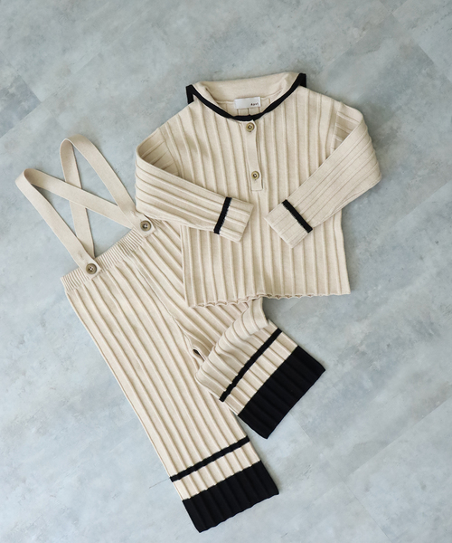 IENA ENFANT（イエナアンファン）の「【＆PAL/アンドパル】別注セーラートップス baby-kids(80cm-120cm)（Tシャツ/カットソー・キッズ・ベージュ/グレー・80/100/110/120）」の7枚目の写真