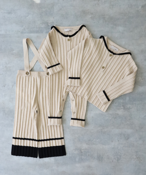 IENA ENFANT（イエナアンファン）の「【＆PAL/アンドパル】別注セーラートップス baby-kids(80cm-120cm)（Tシャツ/カットソー・キッズ・ベージュ/グレー・80/100/110/120）」の9枚目の写真